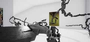L'intérieur du liquide — Vue d'exposition, Virtual Dream Center 3.2