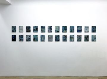 Série sans titre & série PCB — Vue d'exposition,Galerie Isabelle Gounod