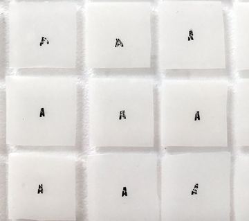 Collection de lettres — (détail), 2018